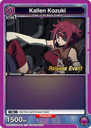Kallen Kozuki (002) (UEPR/CGH-1-002) - UE04BT CODE GEASS Lelouch of the Rebellion Release Event Cards