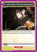 Lower Your Heads and Crouch Down. Prostrate Yourselves. (UE05BT/KMY-1-063) - UE05BT Demon Slayer Kimetsu no Yaiba Foil