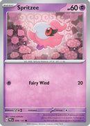 Spritzee 038  - Reverse Holofoil SV Prismatic Evolutions - Common