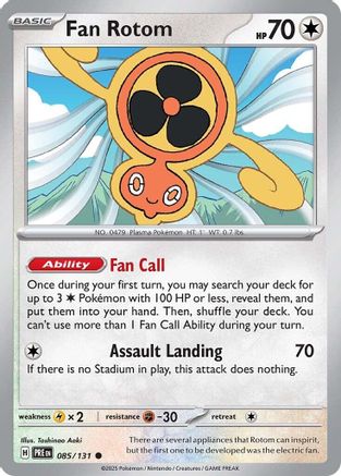 Fan Rotom 085  SV Prismatic Evolutions - Common
