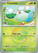Cottonee (Poke Ball Pattern) 007  - Holofoil SV Prismatic Evolutions - Common