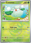 Cottonee (Master Ball Pattern) 007  - Holofoil SV Prismatic Evolutions - Common