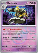 Dusknoir (Master Ball Pattern) 037  - Holofoil SV Prismatic Evolutions - Rare