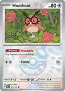Hoothoot (Master Ball Pattern) 077  - Holofoil SV Prismatic Evolutions - Common