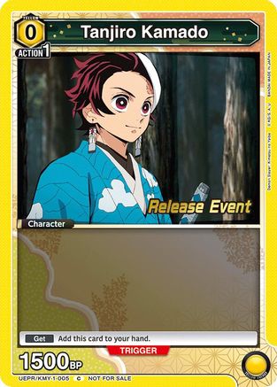 Tanjiro Kamado (005) (UEPR/KMY-1-005) - UE05BT Demon Slayer Kimetsu no Yaiba Release Event Cards