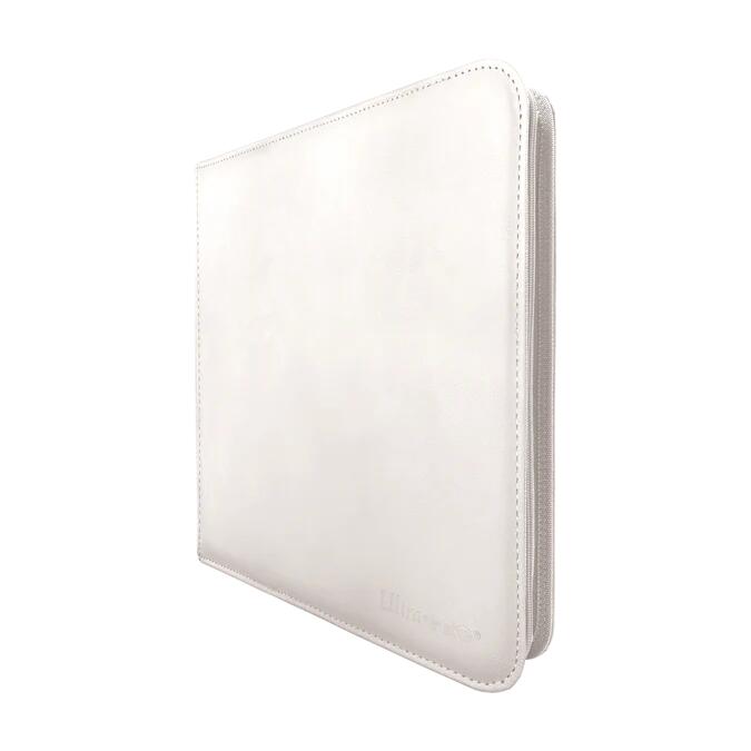 Ultra PRO: 12-Pocket Zippered PRO-Binder - Vivid (White)