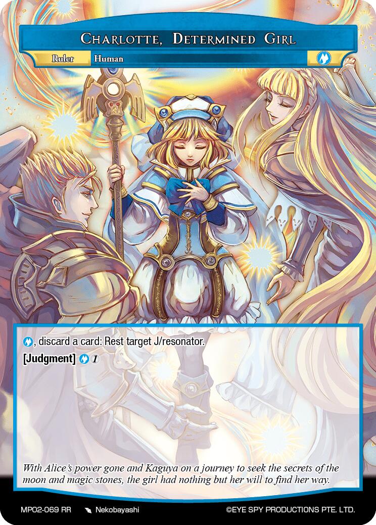 Charlotte, Determined Girl // Charlotte, the Mage of Sacred Spirit (MP02-069 JR) [Masterpiece Collection 02 "Fates Reunited!"]