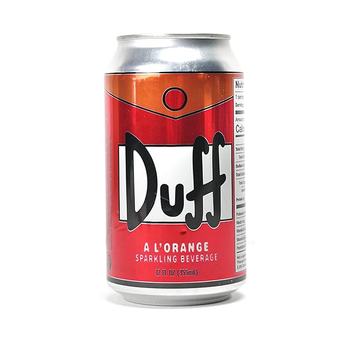Duff A L'Orange (Carbonated Orange Drink)