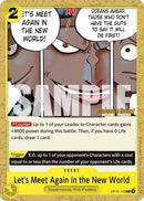 Let's Meet Again in the New World (OP10-115) - Royal Blood Release Event Cards