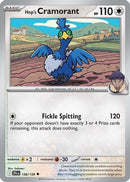 Hop's Cramorant 138  - Reverse Holofoil SV09 Journey Together - Uncommon