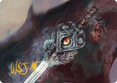 Dragonfire Blade Art Card (40/54) (Gold-Stamped Signature) [Tarkir: Dragonstorm Art Series]