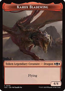 Karox Bladewing // Copy Double-Sided Token [Tarkir: Dragonstorm Commander Tokens]