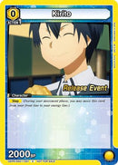 Kirito (001) (UEPR/SAO-1-001) - UE07BT Sword Art Online Release Event Cards