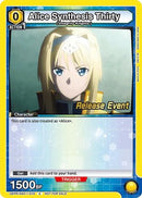 Alice Synthesis Thirty (010) (UE07BT/SAO-1-010) - UE07BT Sword Art Online Release Event Cards