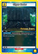 Gigas Cedar (UE07BT/SAO-1-029) - UE07BT Sword Art Online Release Event Cards