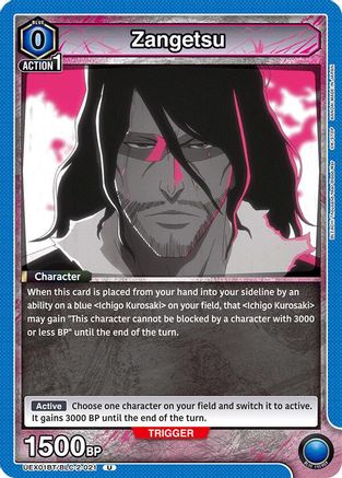 Zangetsu (UEX01BT/BLC-2-021) - UEX01BT BLEACH ThousandYear Blood War Vol2