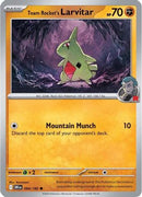 Team Rocket's Larvitar 094  - Reverse Holofoil SV10 Destined Rivals - Common