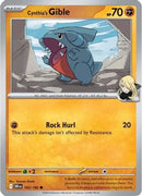 Cynthia's Gible 102  SV10 Destined Rivals - Common