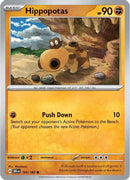 Hippopotas 105  - Reverse Holofoil SV10 Destined Rivals - Common