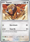 Tauros 152  - Reverse Holofoil SV10 Destined Rivals - Common