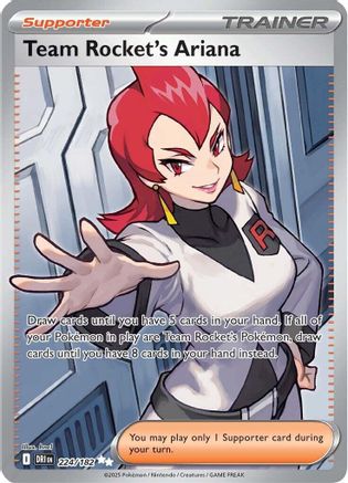 Team Rocket's Ariana (224/182) [Scarlet & Violet: Destined Rivals]