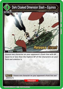 Dark Cloaked Dimension Slash ~ Equinox (UEPR/BCV-1-066) - UE08BT Black Clover Release Event Cards