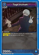 Toge Inumaki (014) (Box Topper Foil) (UEX02BT/JJK-3-014) - UEX02BT Jujutsu Kaisen Vol2 Foil