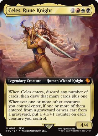 Celes, Rune Knight (Extended Art) [FINAL FANTASY Commander]