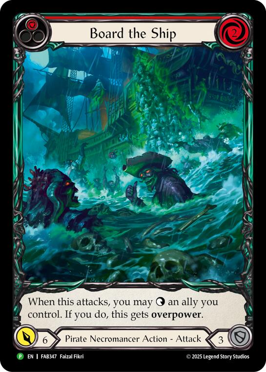 Board the Ship [FAB347] (Promo)  Rainbow Foil