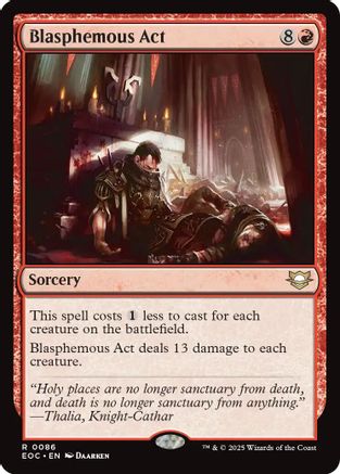 Blasphemous Act [Edge of Eternities Commander]