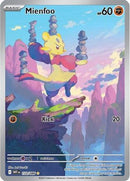 Mienfoo 133/086  - Holofoil SV White Flare - Illustration Rare