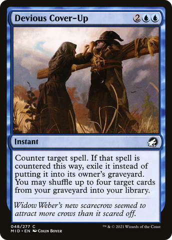 Devious Cover-Up [Innistrad: Midnight Hunt]
