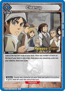 Cleanup (UEPR/AOT-1-031) - UE10BT Attack on Titan Release Event Cards