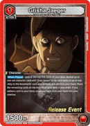 Grisha Jaeger (UEPR/AOT-1-072) - UE10BT Attack on Titan Release Event Cards
