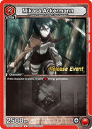 Mikasa Ackermann (087) (UEPR/AOT-1-087) - UE10BT Attack on Titan Release Event Cards