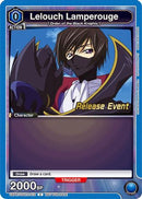 Lelouch Lamperouge (012) (UEPR/CGH-2-012) - UEX03BT CODE GEASS Lelouch of the Rebellion Vol2 Release Event Cards