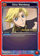 Gino Weinberg (068) (UEPR/CGH-2-068) - UEX03BT CODE GEASS Lelouch of the Rebellion Vol2 Release Event Cards