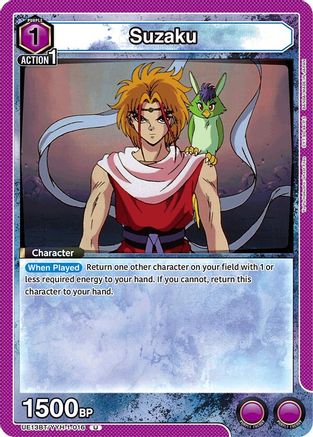 Suzaku (Box Topper Foil) (UE13BT/YYH-1-016) - UE13BT Yu Yu Hakusho Ghost Files Foil