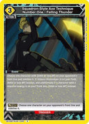 Squadron-Style Axe Technique Number One - Falling Thunder (UE12BT/KJ8-1-040) - UE12BT Kaiju No 8 Foil