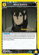 Mina Ashiro (002) (UEPR/KJ8-1-002) - UE12BT Kaiju No 8 Release Event Cards