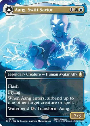 Aang, Swift Savior (298) (Borderless) [Avatar: The Last Airbender]