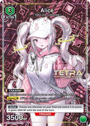 Alice (112) (R*) (UE14BT/NIK-1-112) - UE14BT GODDESS OF VICTORY NIKKE Foil