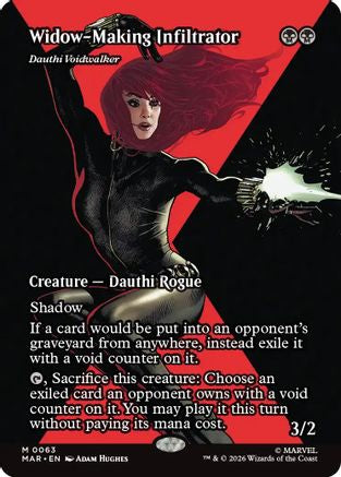 Widow-Making Infiltrator - Dauthi Voidwalker (Borderless) [Marvel Universe: Eternal-Legal]