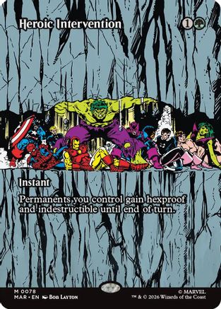 Heroic Intervention (0078) (Borderless) [Marvel Universe: Eternal-Legal]