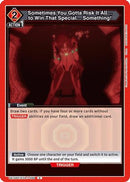 Sometimes You Gotta Risk It All... to Win That Special... Something! (UE15BT/EVA-1-099) - UE15BT Evangelion New Theatrical Edition