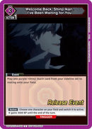 Welcome Back, Shinji Ikari. I've Been Waiting for You (UEPR/EVA-1-062) - UE15BT Evangelion New Theatrical Edition Release Event Cards