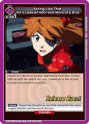 Acting Like That, He's Less an Idiot and More of a Brat (UEPR/EVA-1-066) - UE15BT Evangelion New Theatrical Edition Release Event Cards