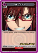 You Got It! (UEPR/EVA-1-064) - UE15BT Evangelion New Theatrical Edition Release Event Cards