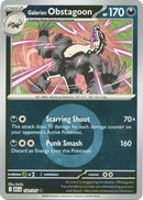 Galarian Obstagoon (Energy Symbol Pattern) 132/217  - Reverse Holofoil ME Ascended Heroes - Uncommon