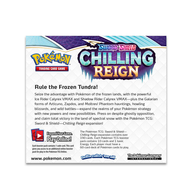 Sword & Shield: Chilling Reign - Booster Box Sword & Shield: Chilling Reign - Booster Box